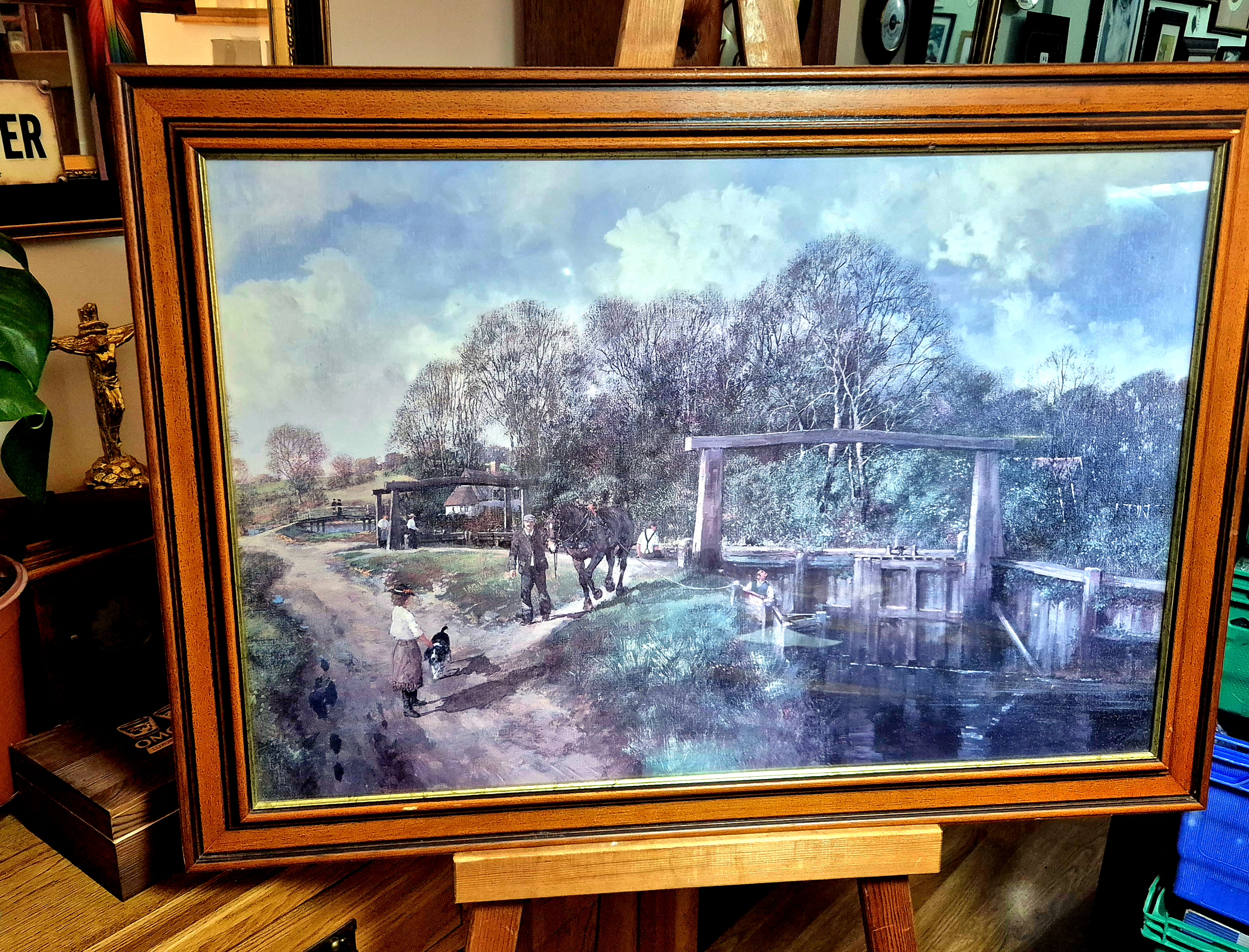 Purchased as: An original painting by Clive Madgwick, a well
