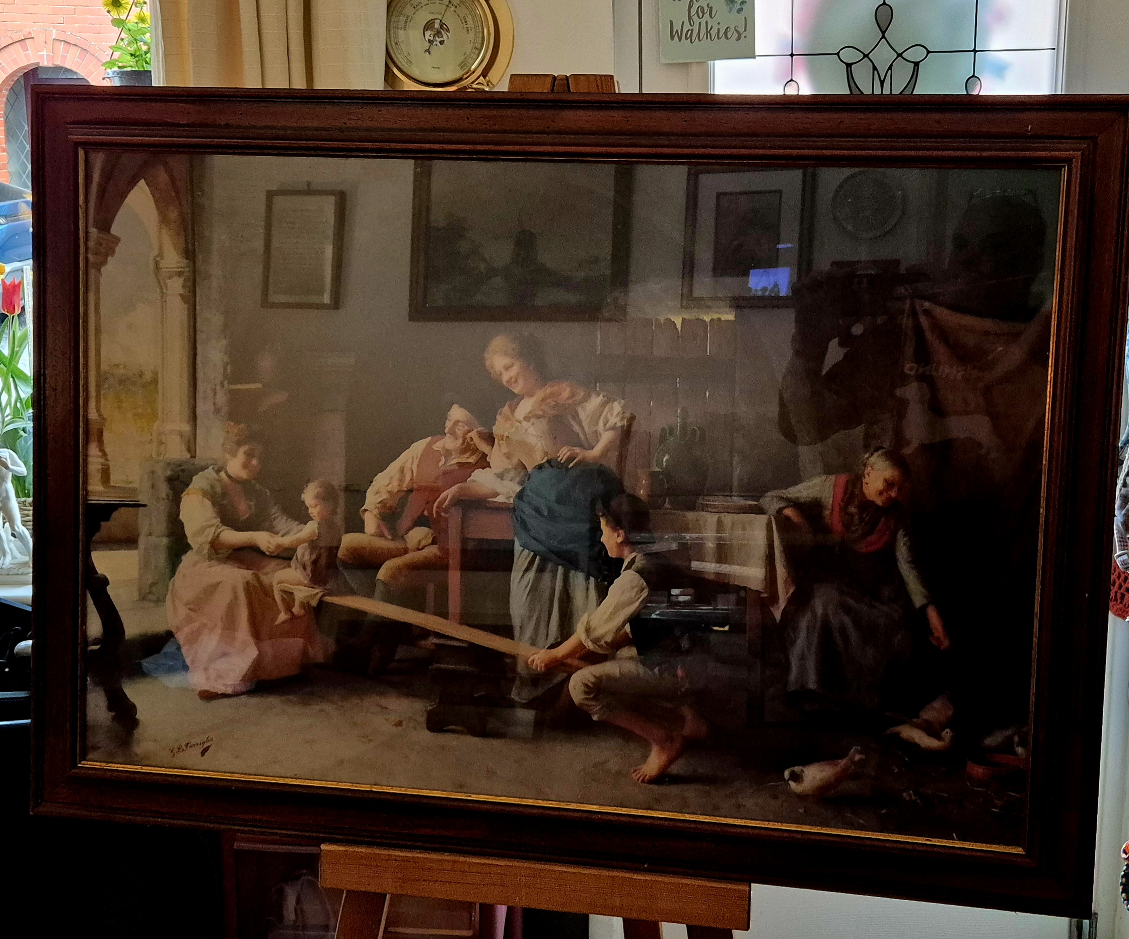 A late Victorian or early 20th-century reproduction print of