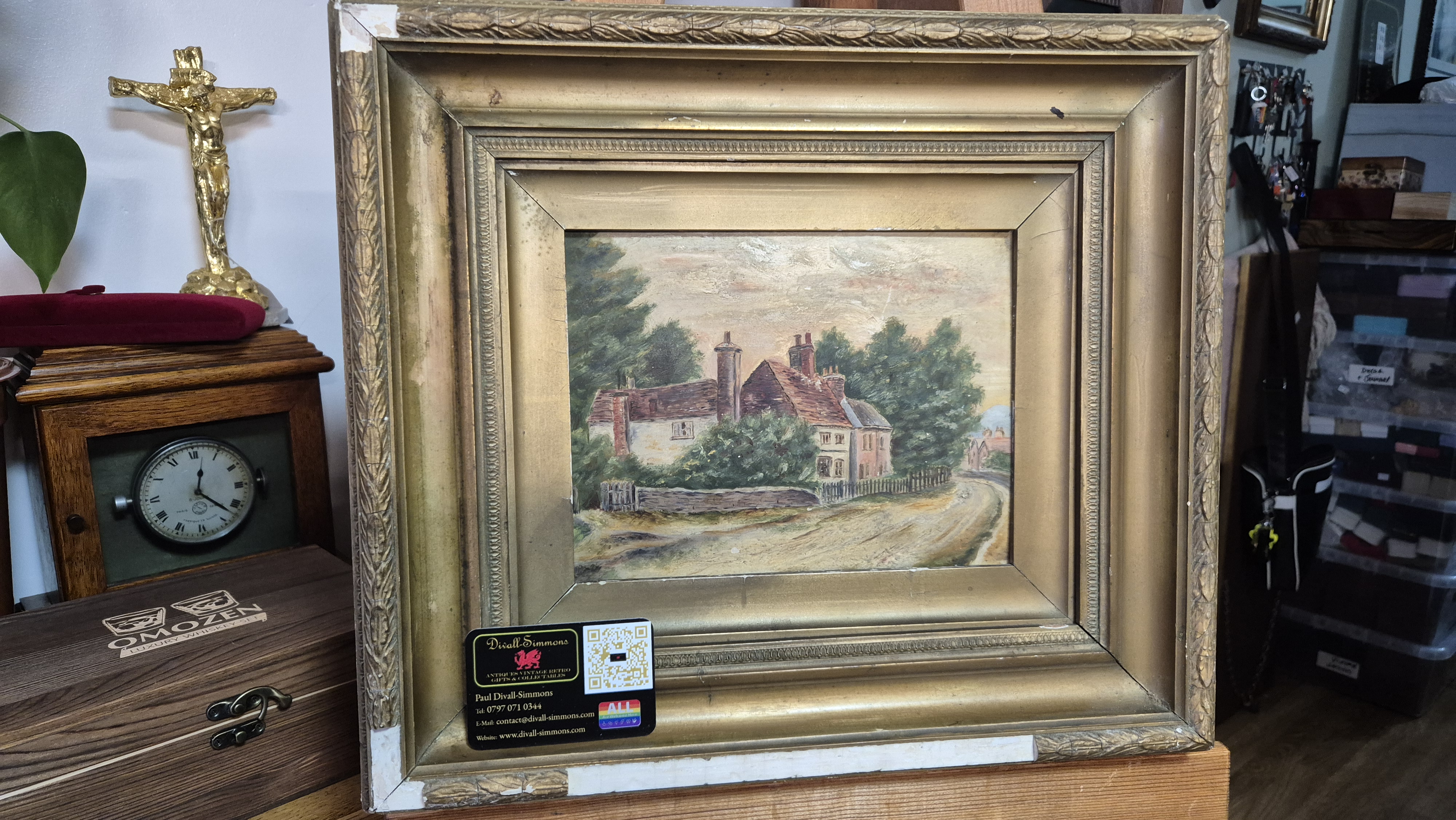 The Cottage at Whittington (Nr Worcester) by artist  W. Swin